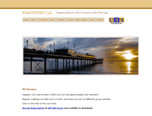 Tablet Screenshot of paignton-u3a.co.uk